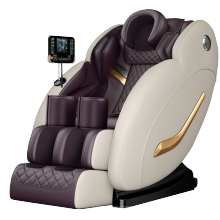 2022 best luxury electric full  body jade roller massage chair modern zero gravity 4d with head rest cover